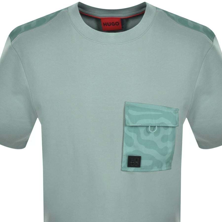 Hugo Dabieno 10261766 Short Sleeve T shirt Grey XL Man